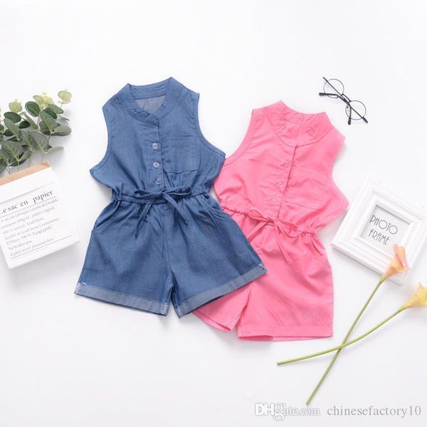 baby girls rompers with button ins jumpsuit clothing toddler boutique romper clothes kids sleeveless summer 2019, Blue
baby girls rompers with button ins jumpsuit clothing toddler boutique romper clothes kids sleeveless summer 2019, Blue