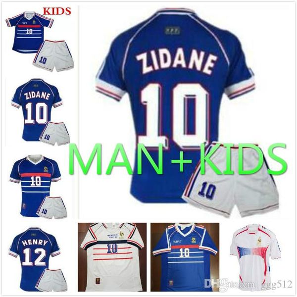 man+kids 1998 france retro vintage zidane henry maillot de foot soccer jerseys uniforms football jerseys shirt white away finals 2006 white, Black;yellow
man+kids 1998 france retro vintage zidane henry maillot de foot soccer jerseys uniforms football jerseys shirt white away finals 2006 white, Black;yellow