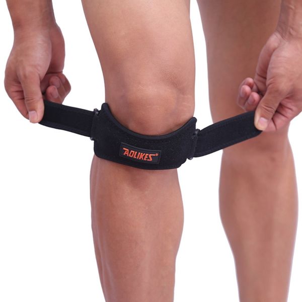 1pc knee pad breathable adjustable compression silcone leg patella wrap knee sleeve protector support outdoor fitness sport, Black;gray
1pc knee pad breathable adjustable compression silcone leg patella wrap knee sleeve protector support outdoor fitness sport, Black;gray
