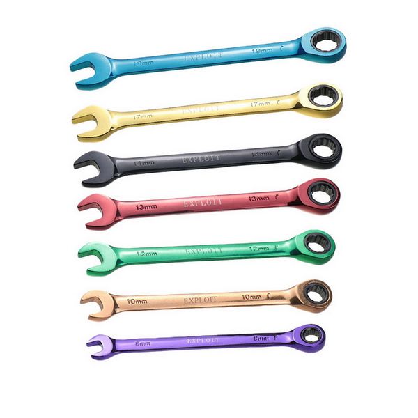 7pcs color ratchet wrench multi-function dual-purpose open movable wrench hand tools set 8-19mm
7pcs color ratchet wrench multi-function dual-purpose open movable wrench hand tools set 8-19mm