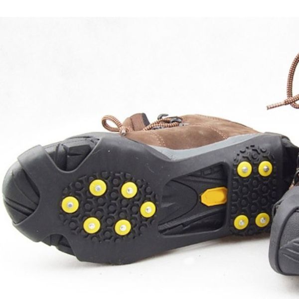 10 studs anti-skid snow ice climbing shoes spikes grip crampons cleats overshoes 2019 new outdoor crampons, Black;blue
10 studs anti-skid snow ice climbing shoes spikes grip crampons cleats overshoes 2019 new outdoor crampons, Black;blue