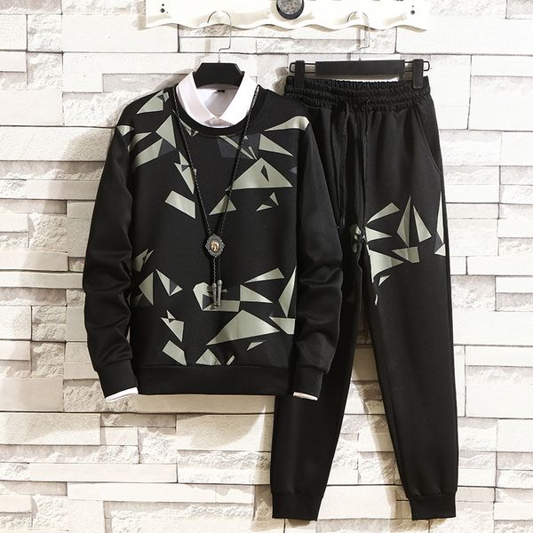 men's set jogging workout fitness tracksuit men long sleeves sweatshirts sporting suit pant set men trainingspak mannen, Gray
men's set jogging workout fitness tracksuit men long sleeves sweatshirts sporting suit pant set men trainingspak mannen, Gray