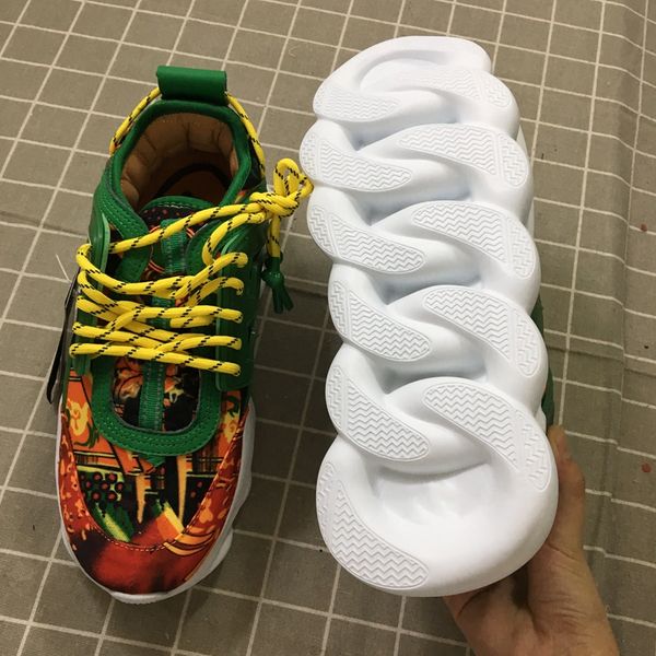 New Chain Reaction Sports Shoes 2019 Mens Luxury Designer Shoes Females Womens Sport Trainers Casual Fashion Shoes Size 36-45 
New Chain Reaction Sports Shoes 2019 Mens Luxury Designer Shoes Females Womens Sport Trainers Casual Fashion Shoes Size 36-45