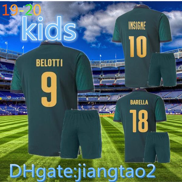 2019 20 italy 3rd european cup kids kit soccer jersey 19 20 dark green chiellini el shaarawy bonucci insigne bernardeschi football shirts, Black 
2019 20 italy 3rd european cup kids kit soccer jersey 19 20 dark green chiellini el shaarawy bonucci insigne bernardeschi football shirts, Black