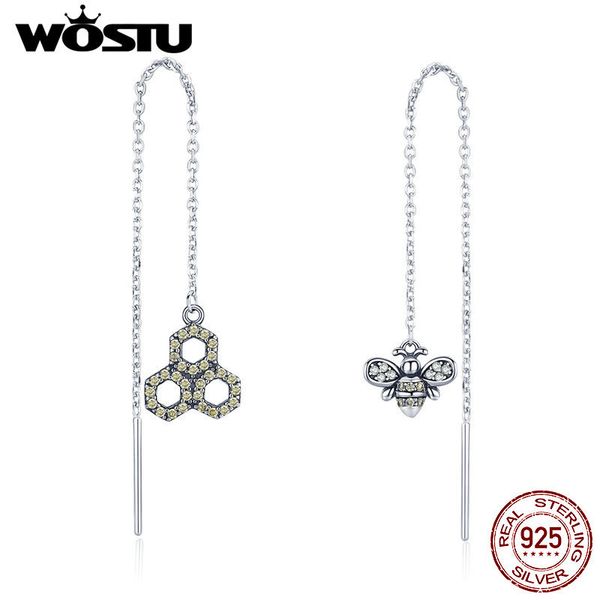 wostu new authentic 925 sterling silver laborious bee sweet honey drop earrings for women original delicate jewelry gift cqe484
wostu new authentic 925 sterling silver laborious bee sweet honey drop earrings for women original delicate jewelry gift cqe484