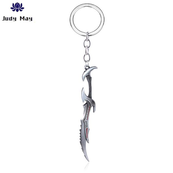 game the elder scrolls metal keychain high knife jewelry key chain for car bag small pendant fashion accessories, Silver
game the elder scrolls metal keychain high knife jewelry key chain for car bag small pendant fashion accessories, Silver