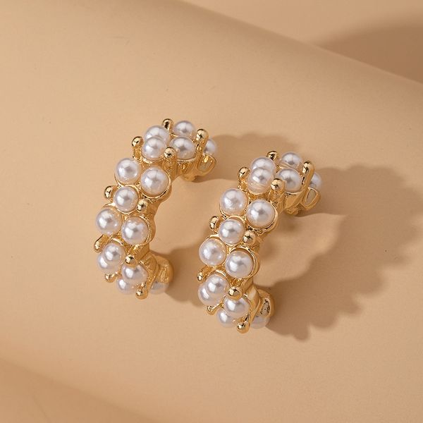 hoop & huggie gaku metal ear stud 2021 fashion rainbow design exquisite baroque earrings simple imitation pearl pendant, Golden;silver
hoop & huggie gaku metal ear stud 2021 fashion rainbow design exquisite baroque earrings simple imitation pearl pendant, Golden;silver