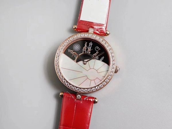 38mm fashion quartz vcarn5hu00 women lady girl watch design waterproof wristwatch lover birthday mother gift wife party watches, Slivery;brown
38mm fashion quartz vcarn5hu00 women lady girl watch design waterproof wristwatch lover birthday mother gift wife party watches, Slivery;brown