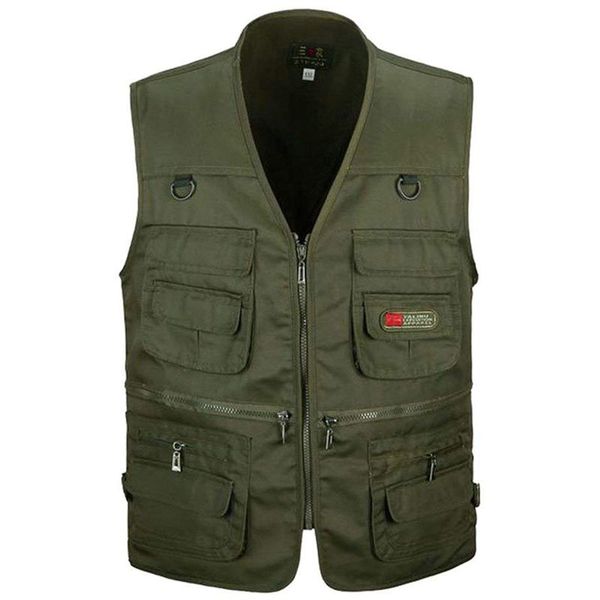 men's fishing vest with multi-pocket zip for pgraphy / hunting / travel outdoor sport - green army, Camo;black
men's fishing vest with multi-pocket zip for pgraphy / hunting / travel outdoor sport - green army, Camo;black