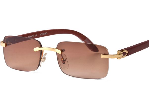 wholesale-white buffalo horn sunglasses vintage retro rimless wood sunglasses rand designer sun glasses buffalo horns legs with red boxes, Black
wholesale-white buffalo horn sunglasses vintage retro rimless wood sunglasses rand designer sun glasses buffalo horns legs with red boxes, Black