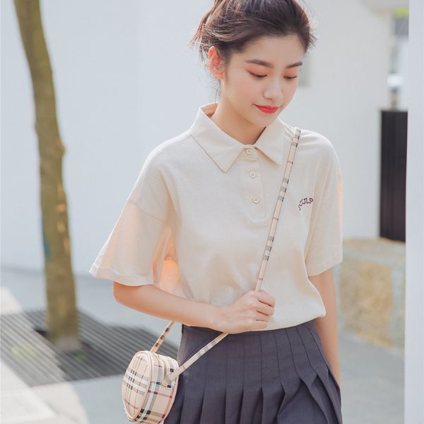 summer new fashion candy color cake embroidered casual loose female shirt, White
summer new fashion candy color cake embroidered casual loose female shirt, White