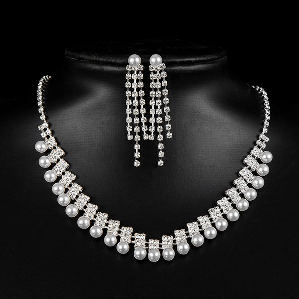 crystal pendant bib choker chain statement necklace earrings wedding jewelry set, Slivery;golden
crystal pendant bib choker chain statement necklace earrings wedding jewelry set, Slivery;golden