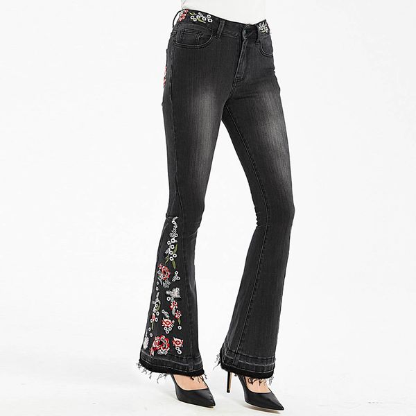 new arrival women's flared trousers ladies skinny jeans womens high waisted butt lif denim pants fashion stretch embroidered jeans a018, Blue
new arrival women's flared trousers ladies skinny jeans womens high waisted butt lif denim pants fashion stretch embroidered jeans a018, Blue