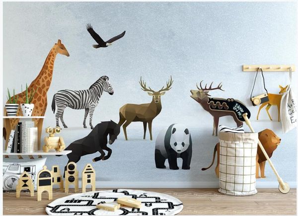 3d wall murals wallpaper for walls 3 d simple cartoon geometric animal children room background 3d wallpaer custom p mural home decor
3d wall murals wallpaper for walls 3 d simple cartoon geometric animal children room background 3d wallpaer custom p mural home decor