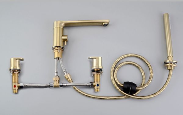 4 pcs hand shower with faucet set cold dual control bathroom shower tap brass gold finish tub mixer faucet set
4 pcs hand shower with faucet set cold dual control bathroom shower tap brass gold finish tub mixer faucet set