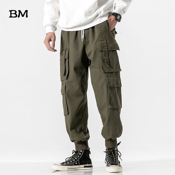 streetwear casual cargo men pants cotton solid joggers men multi-pocket 2020 spring ankle-length harem pants, Black
streetwear casual cargo men pants cotton solid joggers men multi-pocket 2020 spring ankle-length harem pants, Black