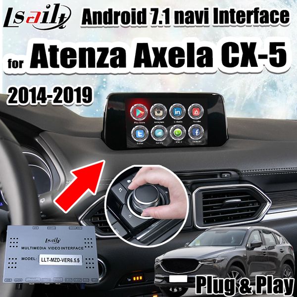 android 7.1 gps navigator for atenza axela 2014-19 with play store , yandex , android auto, wireless carplay by lsailt
android 7.1 gps navigator for atenza axela 2014-19 with play store , yandex , android auto, wireless carplay by lsailt