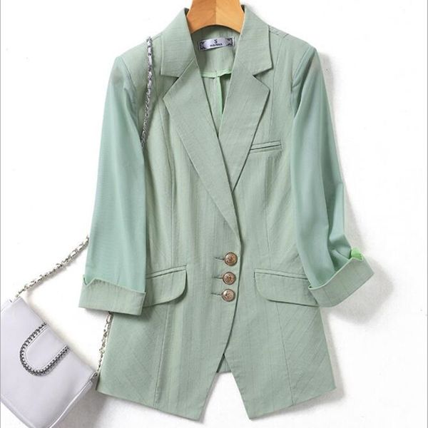 korean style women clothes 2020 single breasted blazer office wear work three quarter sleeve womens outfits coats plus size 4xl, White;black
korean style women clothes 2020 single breasted blazer office wear work three quarter sleeve womens outfits coats plus size 4xl, White;black