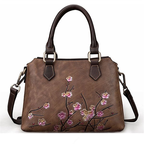 nesitu highend vintage flower pattern red coffee brown genuine leather small women handbag shoulder messenger bag tote m7058
nesitu highend vintage flower pattern red coffee brown genuine leather small women handbag shoulder messenger bag tote m7058