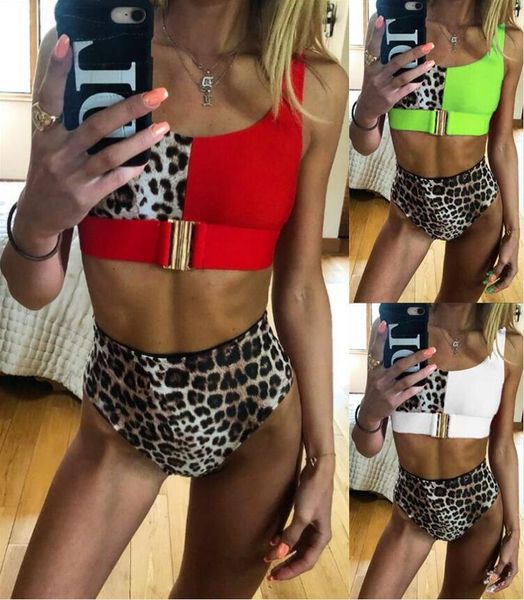 2019 bikini high waist leopard print stitching swimsuit european and american ladies swimwear split bikini bathing suit
2019 bikini high waist leopard print stitching swimsuit european and american ladies swimwear split bikini bathing suit