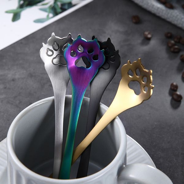 прекрасные из нержавеющей стали кофе ложка собаки когти десерт ложки творческий коктейль чайные ложки смешать ложка специальности flatware д
прекрасные из нержавеющей стали кофе ложка собаки когти десерт ложки творческий коктейль чайные ложки смешать ложка специальности flatware д