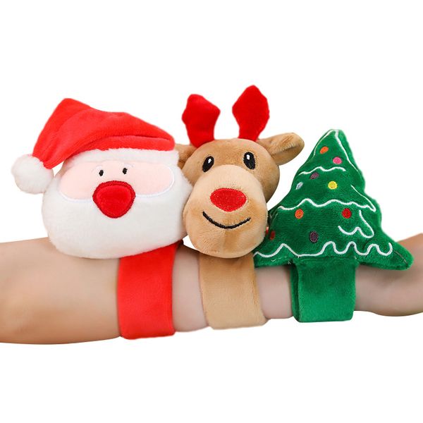 18 pcs/lot auto patting bracelet christmas cute wristband plush soft stuffed santa claus tree elk deer gift toys for kids girls
18 pcs/lot auto patting bracelet christmas cute wristband plush soft stuffed santa claus tree elk deer gift toys for kids girls