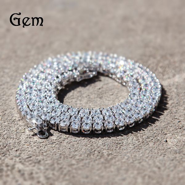 cuban link chains hip-hop copper zircon necklace in a row ins tennis chain multi-specification tennis chain, Silver
cuban link chains hip-hop copper zircon necklace in a row ins tennis chain multi-specification tennis chain, Silver