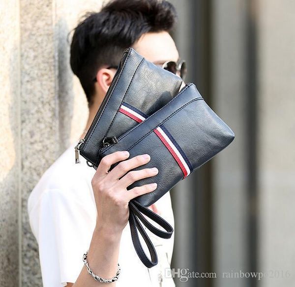 factory sales brand bag korean fashion color leather men hand bag casual mens sportswear men's wallet hand bag, Red;black
factory sales brand bag korean fashion color leather men hand bag casual mens sportswear men's wallet hand bag, Red;black