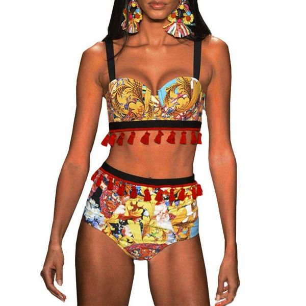female split swimsuit bather suit swimwear bikini tassels women underwire ethnic folk-custom plavky tankini biquini maillot, White;black
female split swimsuit bather suit swimwear bikini tassels women underwire ethnic folk-custom plavky tankini biquini maillot, White;black