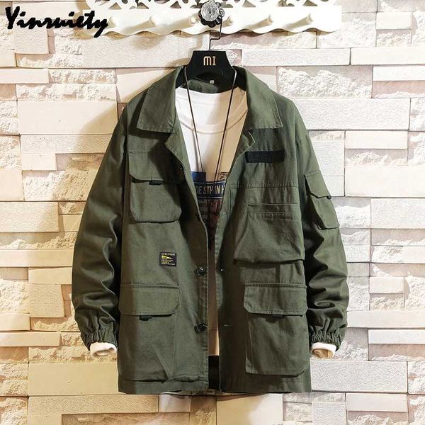 plus size spring autumn men streetwear casual jacket army green gray oversized bomber jacket korean loose 100% cotton male coat, Black;brown
plus size spring autumn men streetwear casual jacket army green gray oversized bomber jacket korean loose 100% cotton male coat, Black;brown