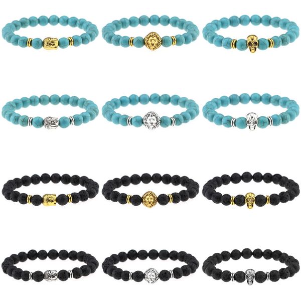 europe america retro turquoise natural volcanic rock bead bracelet fashion handmade luxury designer jewelry women men bracelets holiday gift, Black
europe america retro turquoise natural volcanic rock bead bracelet fashion handmade luxury designer jewelry women men bracelets holiday gift, Black