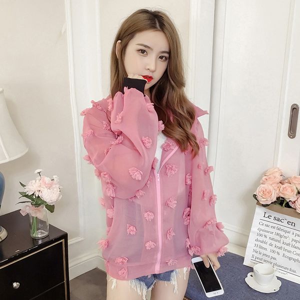 women sunscreen casual fashion casual lace chiffon long sleeve zipper thin section jacket, Black;brown
women sunscreen casual fashion casual lace chiffon long sleeve zipper thin section jacket, Black;brown