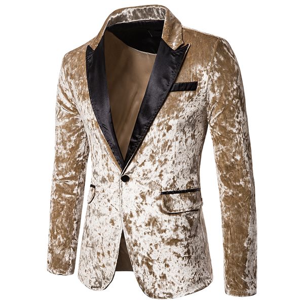 autumn and winter blazer men's velvet lapel banquet luxury fashion suit jacket boutique slim nightclub groom wedding suit jacket, White;black
autumn and winter blazer men's velvet lapel banquet luxury fashion suit jacket boutique slim nightclub groom wedding suit jacket, White;black