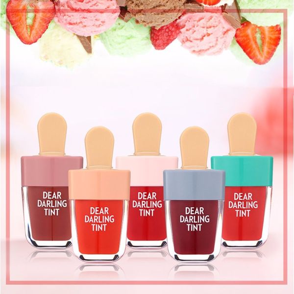 Dear Darling Lip Tints Lasting Natural Charming Lip gloss new 5 Color Waterproof Liquid Ice-Cream Shaped Lipstick
Dear Darling Lip Tints Lasting Natural Charming Lip gloss new 5 Color Waterproof Liquid Ice-Cream Shaped Lipstick