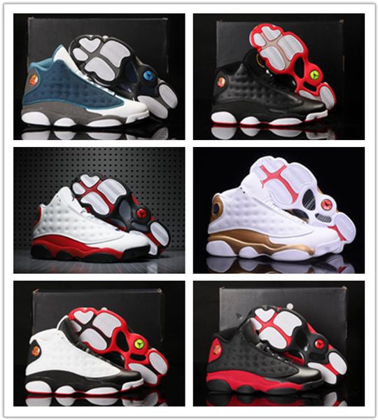 

Nike Air Jordan Retro Shoes Мужская баскетбольная обувь 13 Bred True Red Moon Выпускной класс 2002 года С