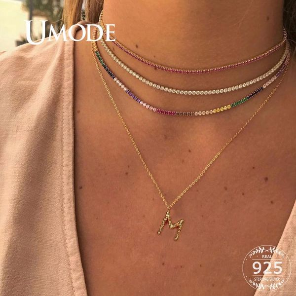 umode girls 18k gold letter necklace for women 925 sterling silver necklaces link chain pendants fine jewelry gifts lover ln0474
umode girls 18k gold letter necklace for women 925 sterling silver necklaces link chain pendants fine jewelry gifts lover ln0474