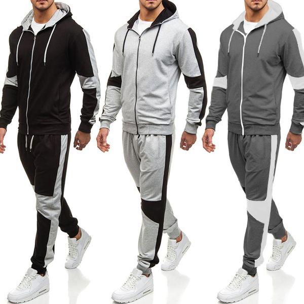 2018 new autumn men tracksuit sport set zipper running jacket long sleeve fitness pants running suit m-3xl size jacket trousers, Black;blue
2018 new autumn men tracksuit sport set zipper running jacket long sleeve fitness pants running suit m-3xl size jacket trousers, Black;blue