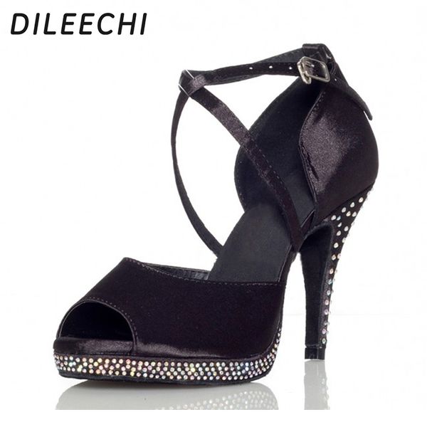 dileechi rhinestones black satin women ultra high heels 10cm latin dance shoes waterproof platform increased pumps party shoes
dileechi rhinestones black satin women ultra high heels 10cm latin dance shoes waterproof platform increased pumps party shoes