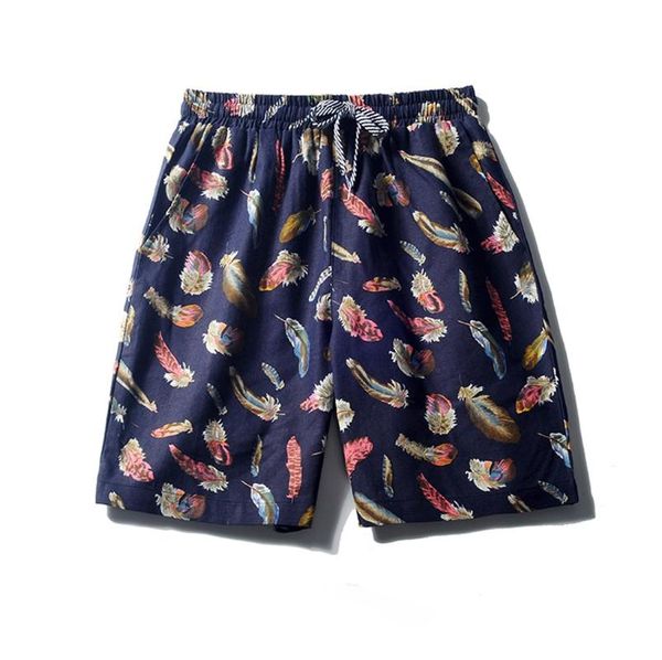 cotton linen men's summer beach shorts plus size casual loose mid feather navy printed straight pants trousers l413a, White;black
cotton linen men's summer beach shorts plus size casual loose mid feather navy printed straight pants trousers l413a, White;black