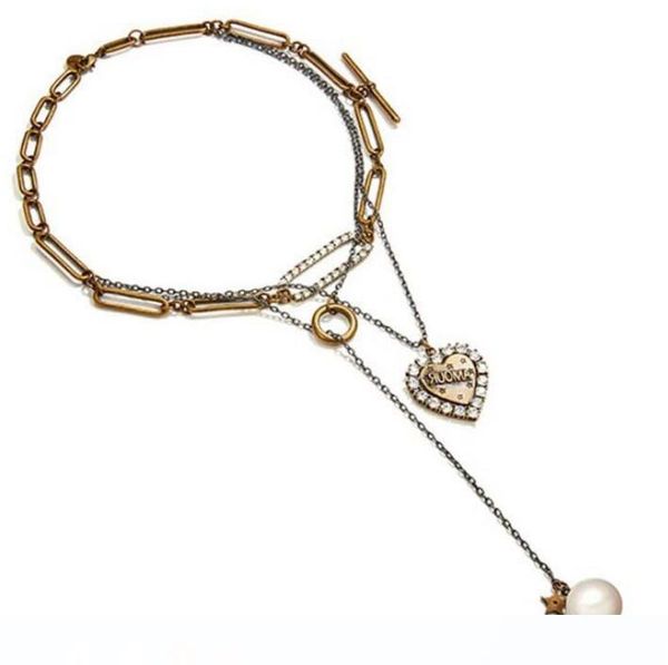 big promotion european and american multi-layer heart pendant pearl necklace sell jewelry lovers pendant vintage jewelry, Silver
big promotion european and american multi-layer heart pendant pearl necklace sell jewelry lovers pendant vintage jewelry, Silver