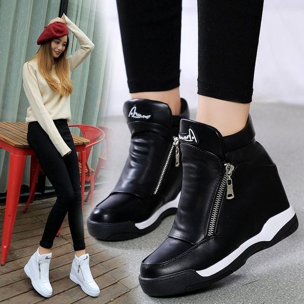 womens shoes new spring and autumn 2019 european and american womens round head single shoes inside increased casual, Black
womens shoes new spring and autumn 2019 european and american womens round head single shoes inside increased casual, Black