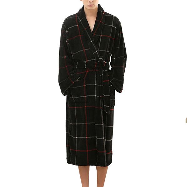 men's winter lengthened plush shawl bathrobe home clothes long sleeve robe coat bath robe peignoir homme peignoir homme #1210, Black;brown
men's winter lengthened plush shawl bathrobe home clothes long sleeve robe coat bath robe peignoir homme peignoir homme #1210, Black;brown