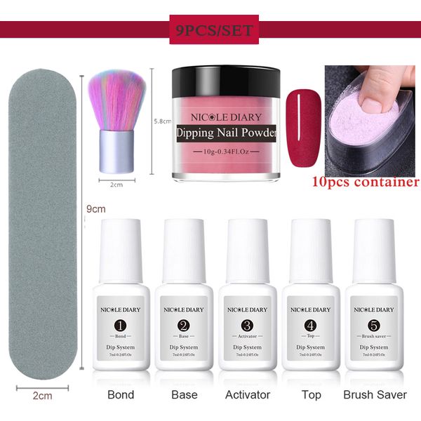 nicole diary 9pcs/set nail powder set dipping dip french glitter shinning nail glitter without lamp cure dip chrome kit, Silver;gold
nicole diary 9pcs/set nail powder set dipping dip french glitter shinning nail glitter without lamp cure dip chrome kit, Silver;gold