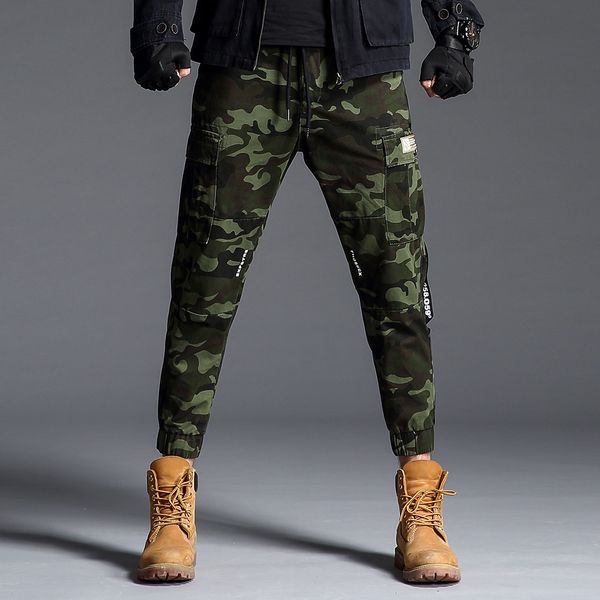 hip hip streetwear men's camouflage joggers pants 2019 men women cotton cargo pant trousers elastic waist harem pant men, Black
hip hip streetwear men's camouflage joggers pants 2019 men women cotton cargo pant trousers elastic waist harem pant men, Black