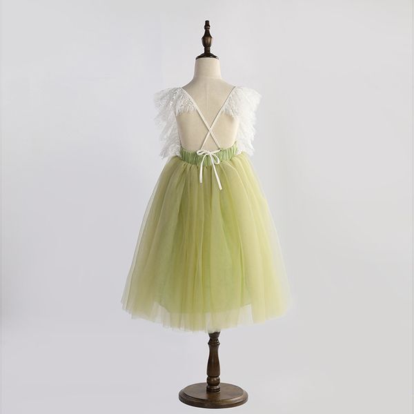 children ankle length kids princess dress for girls mesh ruffles party gown sleeve cross back beach tulle dress, Red;yellow
children ankle length kids princess dress for girls mesh ruffles party gown sleeve cross back beach tulle dress, Red;yellow