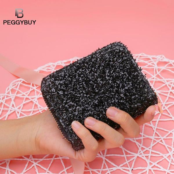 fashion sequins women short wallet pu leather card bag zipper money purse zipper fashion sequined lady purse card holder, Red;black
fashion sequins women short wallet pu leather card bag zipper money purse zipper fashion sequined lady purse card holder, Red;black