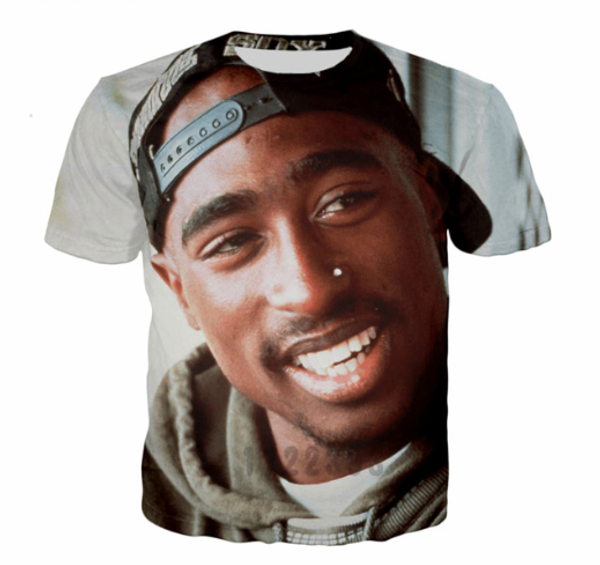 popular singer rapper tupac 2pac t shirt men women funny 3d print summer short sleeve o neck crewneck casual a189, White;black
popular singer rapper tupac 2pac t shirt men women funny 3d print summer short sleeve o neck crewneck casual a189, White;black