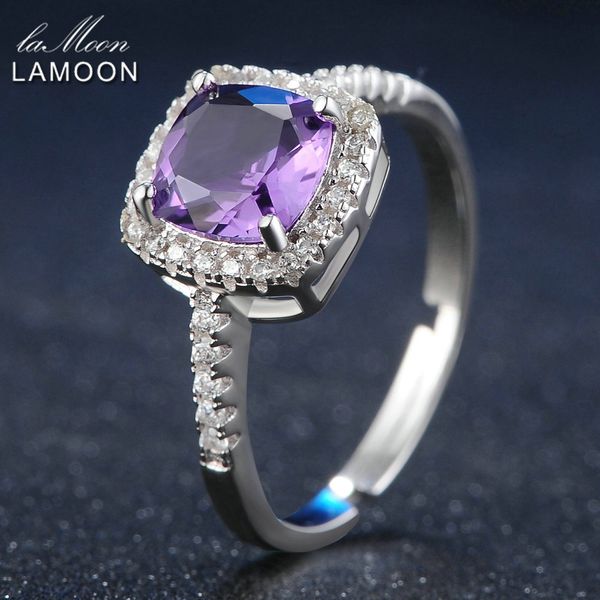 lamoon 7mm 1.5ct natural square cut purple amethyst 925 sterling silver engagement ring women jewelry s925 lmri039, Golden;silver
lamoon 7mm 1.5ct natural square cut purple amethyst 925 sterling silver engagement ring women jewelry s925 lmri039, Golden;silver