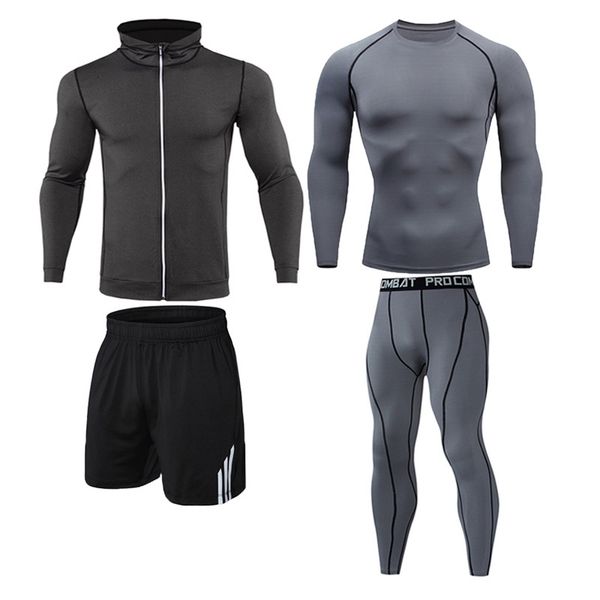 men's compression sportswear suits gym tights training clothes workout sports set running tracksuit dry fit super elastic, Black;blue
men's compression sportswear suits gym tights training clothes workout sports set running tracksuit dry fit super elastic, Black;blue