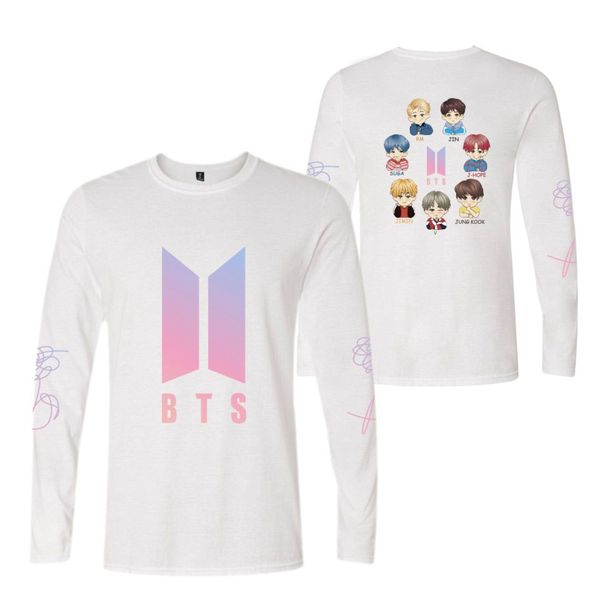 новый kpop футболка harajuku мужчины / женщины футболка с длинным рукавом осенние футболки хлопковая футболка с круглым вырезом повседневные, White;black
новый kpop футболка harajuku мужчины / женщины футболка с длинным рукавом осенние футболки хлопковая футболка с круглым вырезом повседневные, White;black